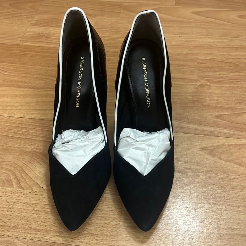 Sigerson Morrison Vero cuoio Black Heels - 9 1/2